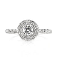 0.65ct Round Brilliant Cut Diamond Engagement Ring