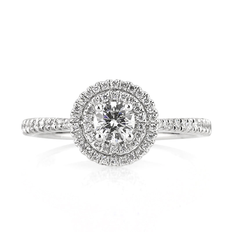 0.65ct Round Brilliant Cut Diamond Engagement Ring