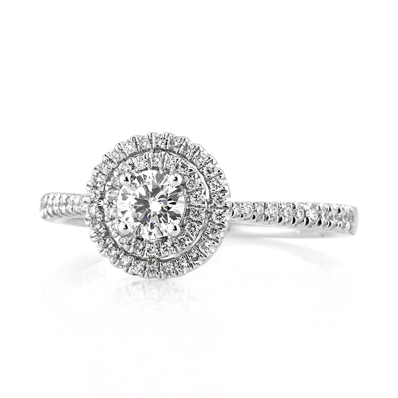 0.65ct Round Brilliant Cut Diamond Engagement Ring