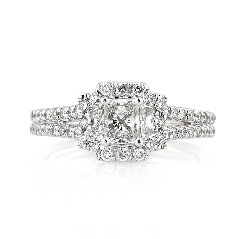 1.25ct Radiant Cut Diamond Engagement Ring