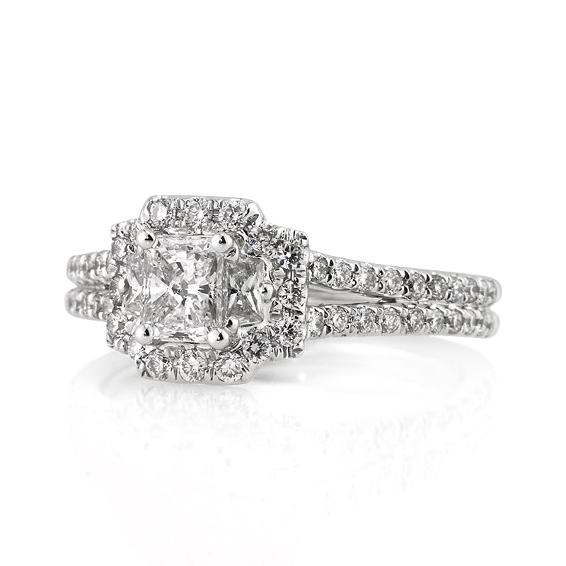 1.25ct Radiant Cut Diamond Engagement Ring