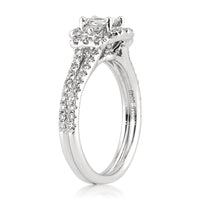 1.25ct Radiant Cut Diamond Engagement Ring