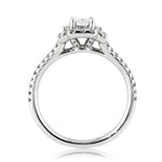 1.25ct Radiant Cut Diamond Engagement Ring