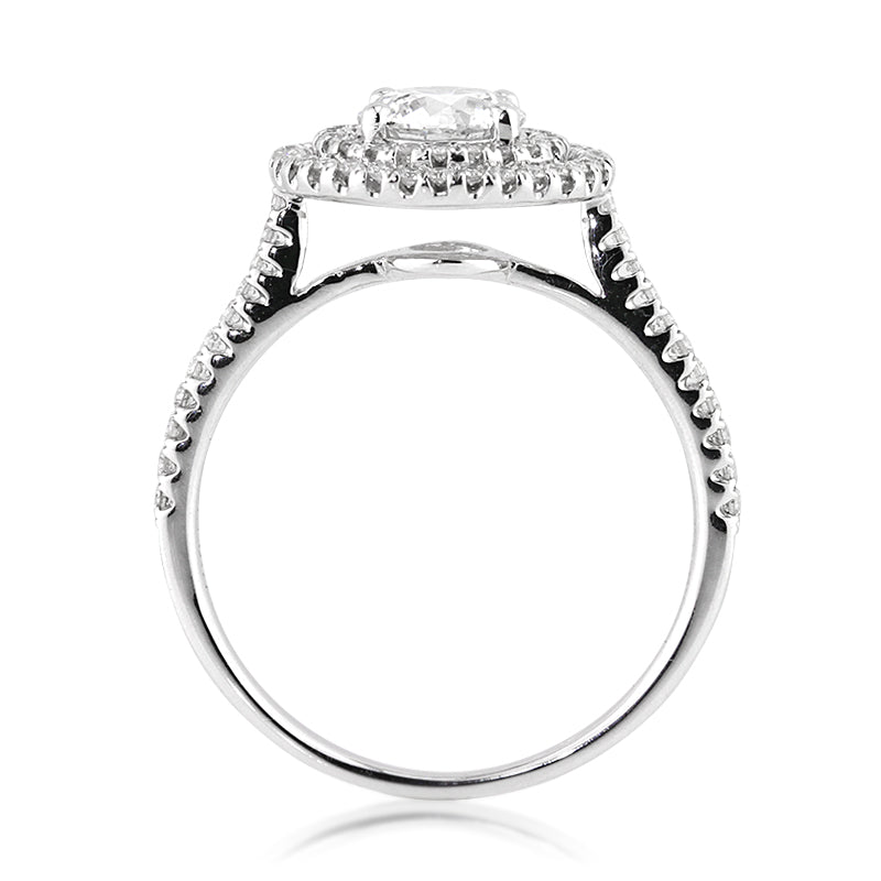 0.98ct Round Brilliant Cut Diamond Engagement Ring