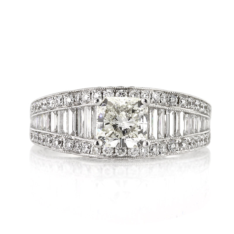 2.29ct Radiant Cut Diamond Engagement Ring