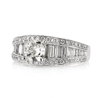 2.29ct Radiant Cut Diamond Engagement Ring