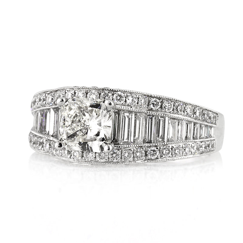 2.29ct Radiant Cut Diamond Engagement Ring