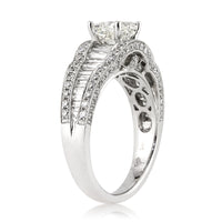 2.29ct Radiant Cut Diamond Engagement Ring