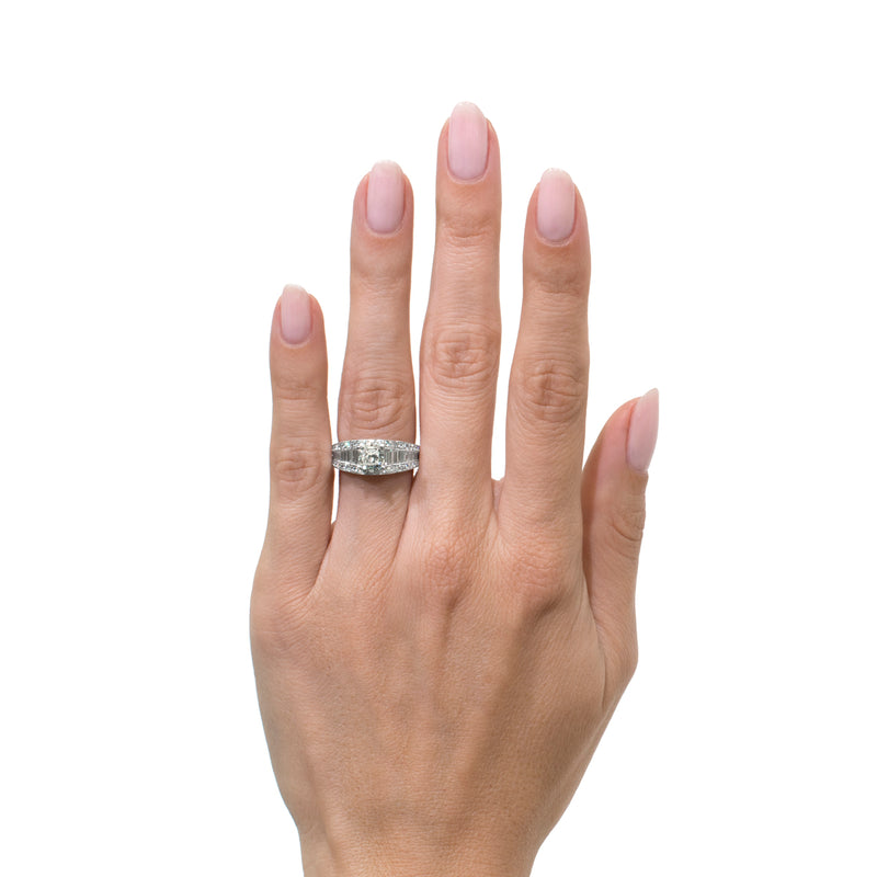 2.29ct Radiant Cut Diamond Engagement Ring