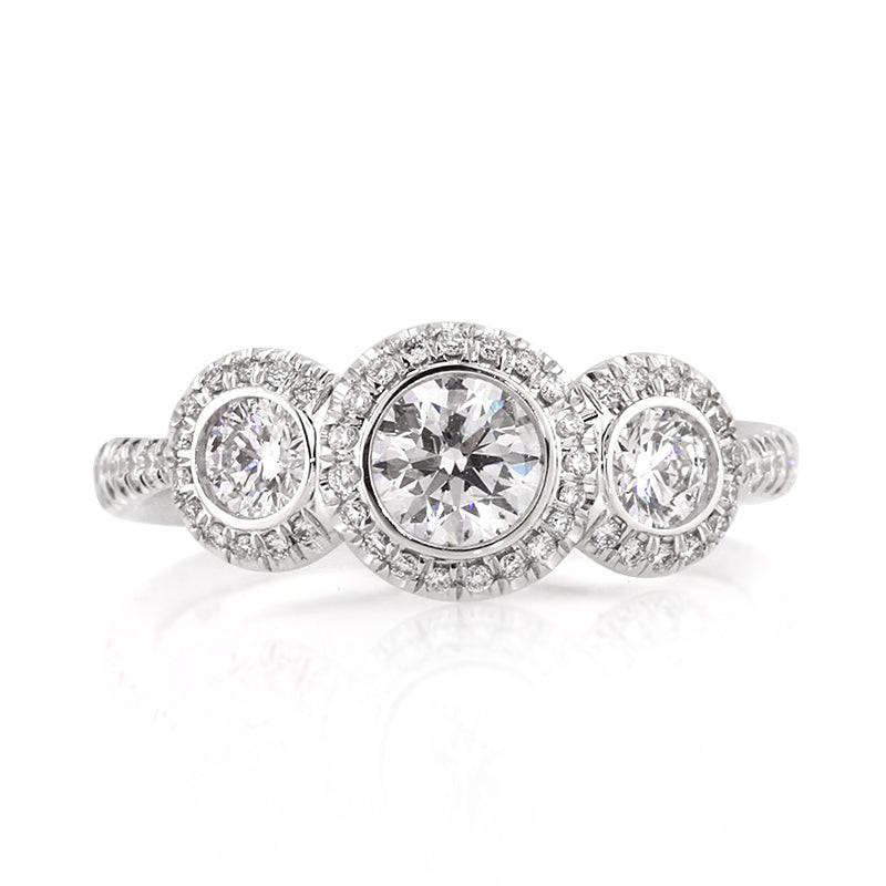 1.55ct Round Brilliant Cut Diamond Engagement Ring – Mark Broumand