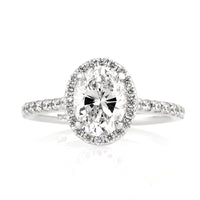 2.24ct Oval Cut Diamond Engagement Ring