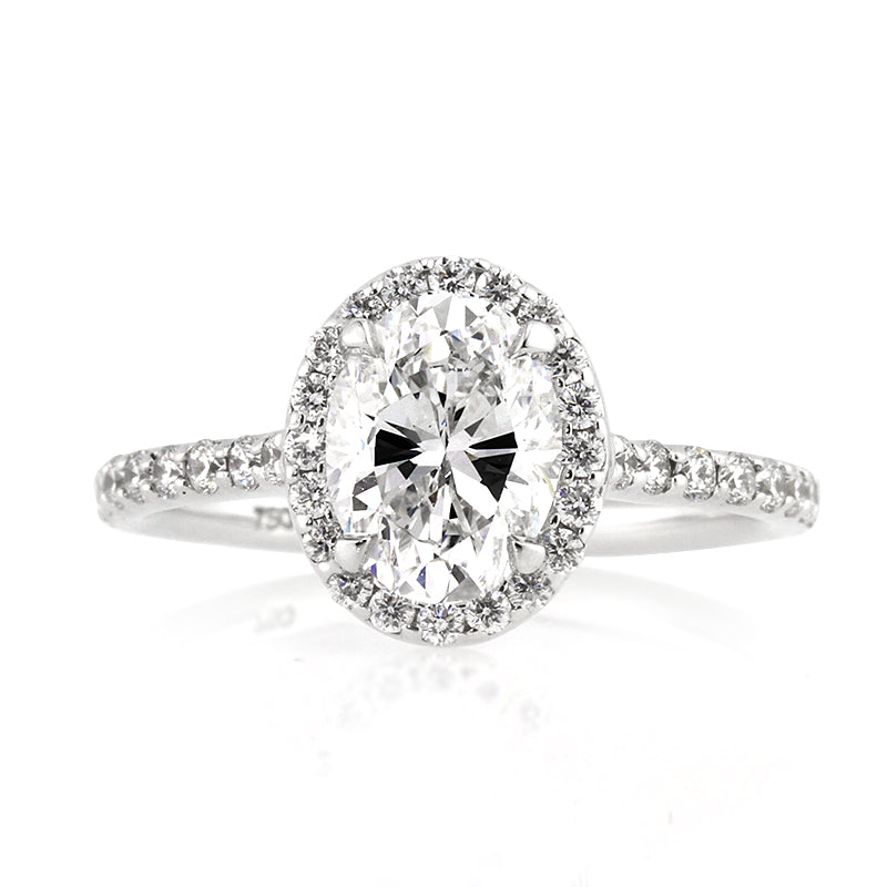 2.24ct Oval Cut Diamond Engagement Ring