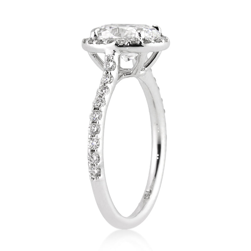 2.24ct Oval Cut Diamond Engagement Ring