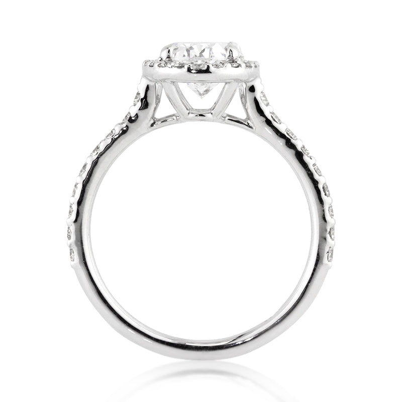 2.24ct Oval Cut Diamond Engagement Ring