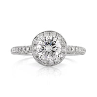 2.07ct Round Brilliant Cut Diamond Engagement Ring
