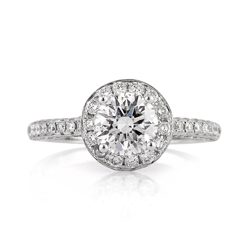2.07ct Round Brilliant Cut Diamond Engagement Ring