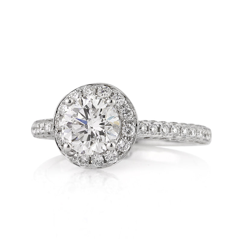 2.07ct Round Brilliant Cut Diamond Engagement Ring