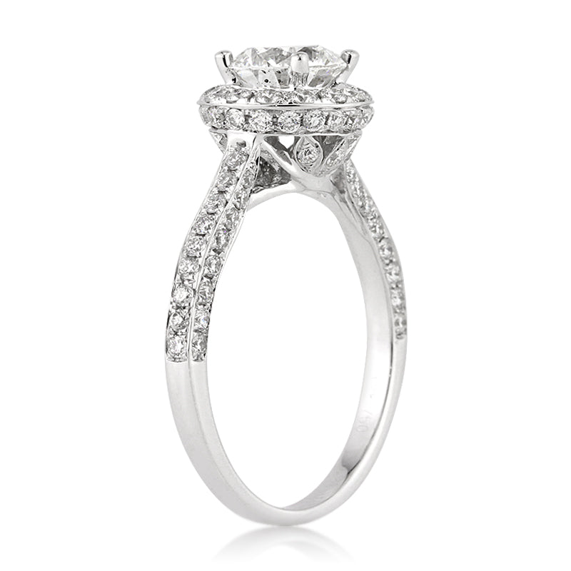 2.07ct Round Brilliant Cut Diamond Engagement Ring