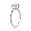 1.78ct Antique Cushion Brilliant Diamond Engagement Ring