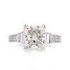 5.22ct Cushion Cut Diamond Engagement Ring