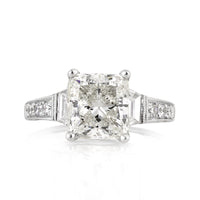 5.22ct Cushion Cut Diamond Engagement Ring