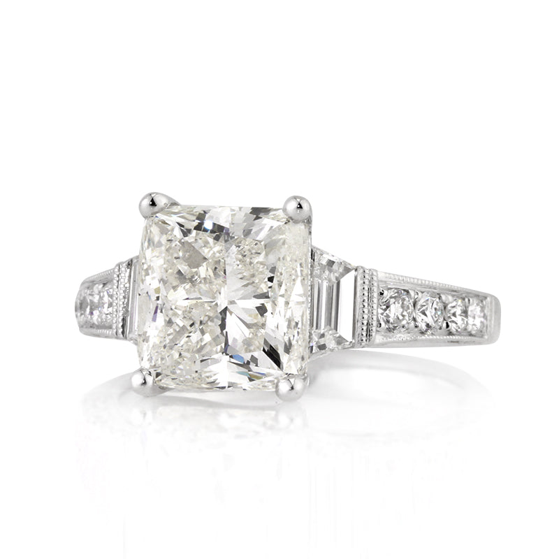 5.22ct Cushion Cut Diamond Engagement Ring