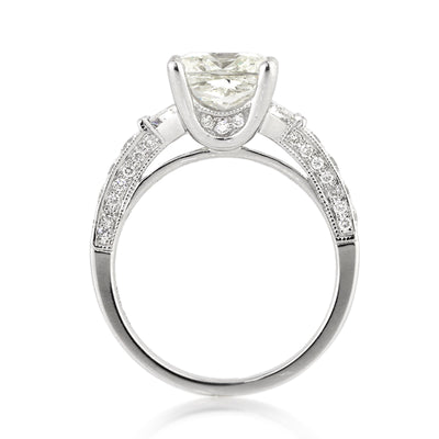 5.22ct Cushion Cut Diamond Engagement Ring