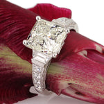 5.22ct Cushion Cut Diamond Engagement Ring