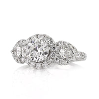 2.42ct Round Brilliant Cut Diamond Engagement Anniversary Ring