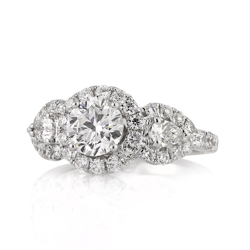 2.42ct Round Brilliant Cut Diamond Engagement Anniversary Ring