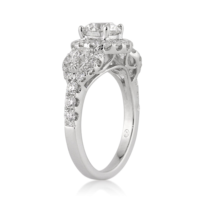 2.42ct Round Brilliant Cut Diamond Engagement Anniversary Ring