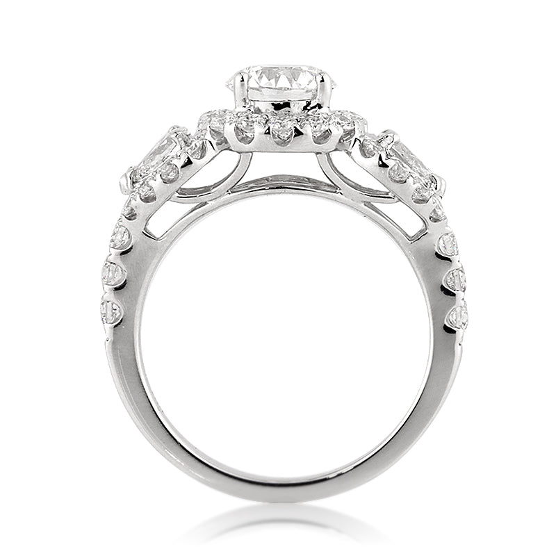 2.42ct Round Brilliant Cut Diamond Engagement Anniversary Ring