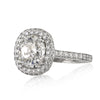 3.94ct Antique Cushion Brilliant Diamond Engagement Ring