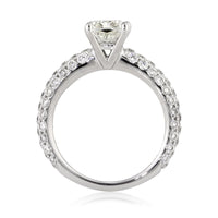 2.82ct Cushion Cut Diamond Engagement Ring