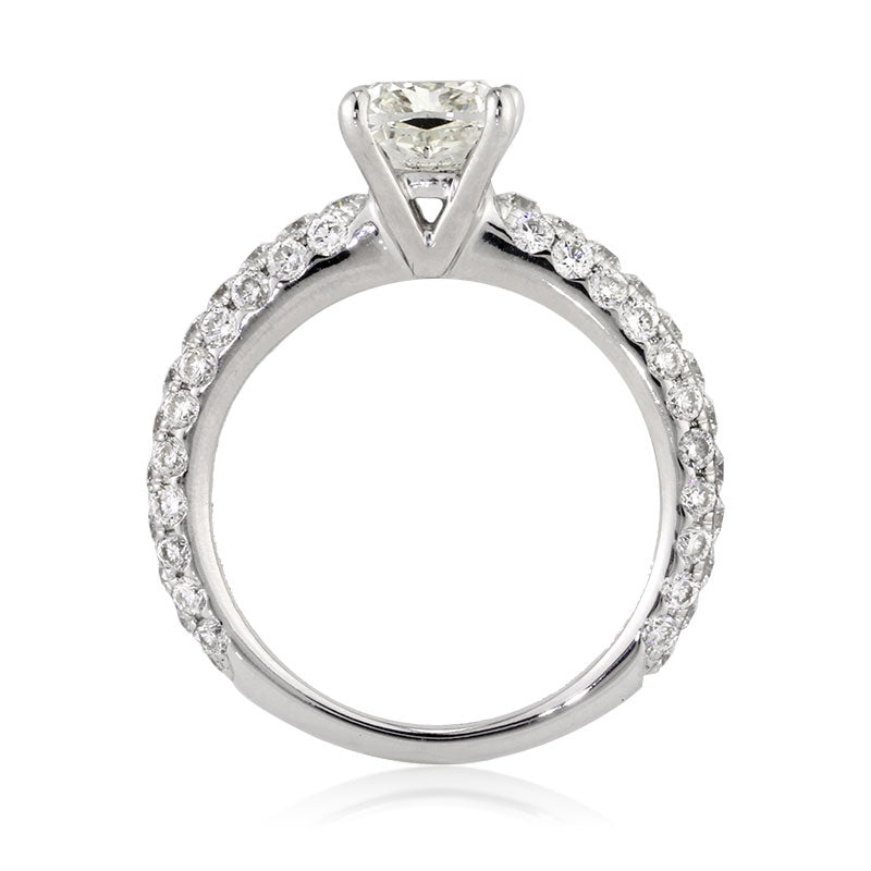 2.82ct Cushion Cut Diamond Engagement Ring