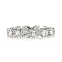 2.30ct Pear Shaped Diamond Eternity Band in Platinum