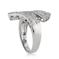 1.70ct Baguette and Round Brilliant Cut Diamond Right-Hand Ring