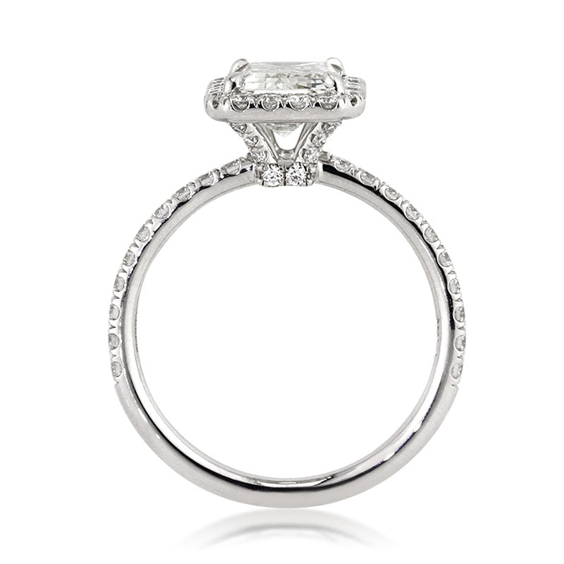 2.86ct Emerald Cut Diamond Engagement Ring