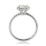 2.86ct Emerald Cut Diamond Engagement Ring
