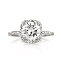 2.43ct Round Brilliant Cut Diamond Engagement Ring