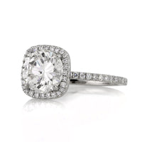 2.43ct Round Brilliant Cut Diamond Engagement Ring