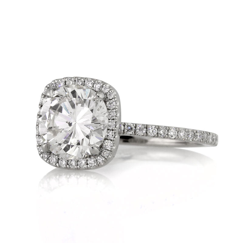 2.43ct Round Brilliant Cut Diamond Engagement Ring