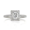 1.45ct Princess Cut Diamond Engagement Ring