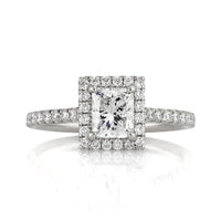 1.45ct Princess Cut Diamond Engagement Ring
