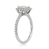 1.45ct Princess Cut Diamond Engagement Ring