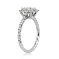 1.45ct Princess Cut Diamond Engagement Ring