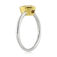 1.02ct Fancy Light Yellow Heart Shaped Diamond Engagement Ring