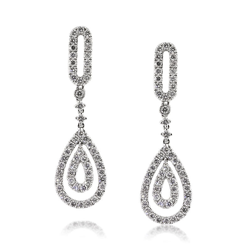 1.75ct Round Brilliant Cut Diamond Earrings