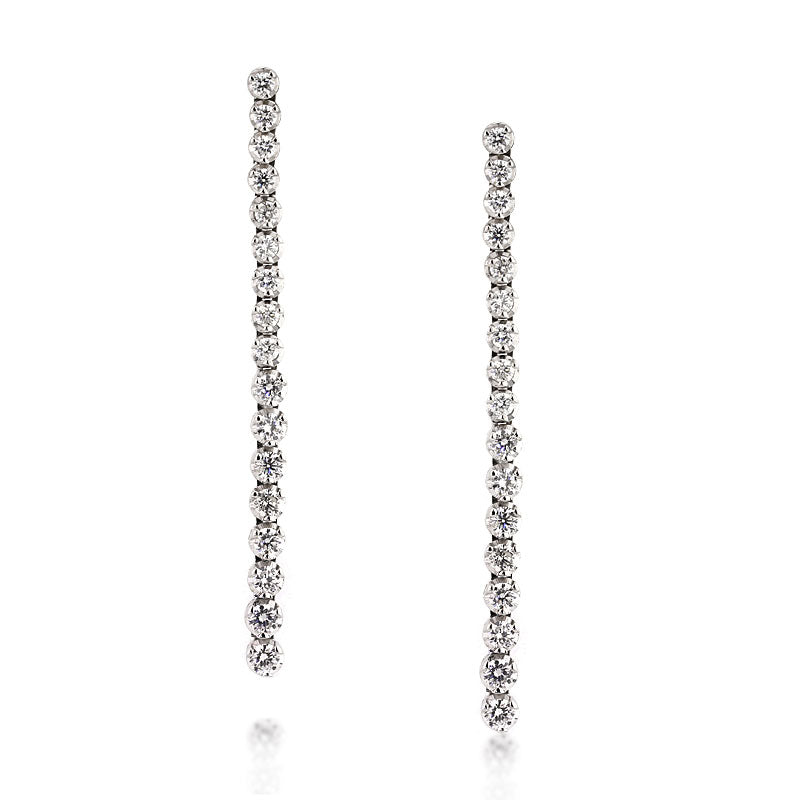 2.25ct Round Brilliant Cut Diamond Earrings