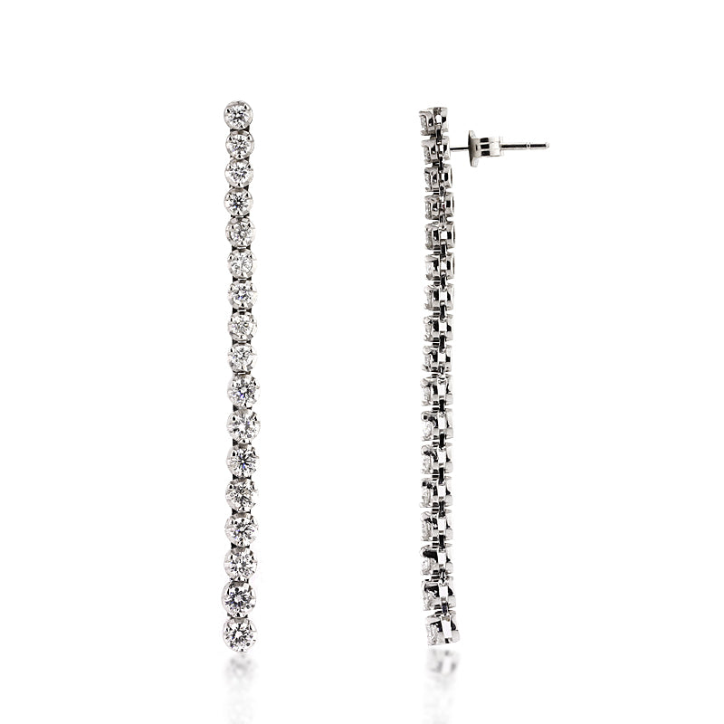 2.25ct Round Brilliant Cut Diamond Earrings